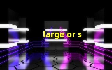 large or small是什么意思 also small是什么意思